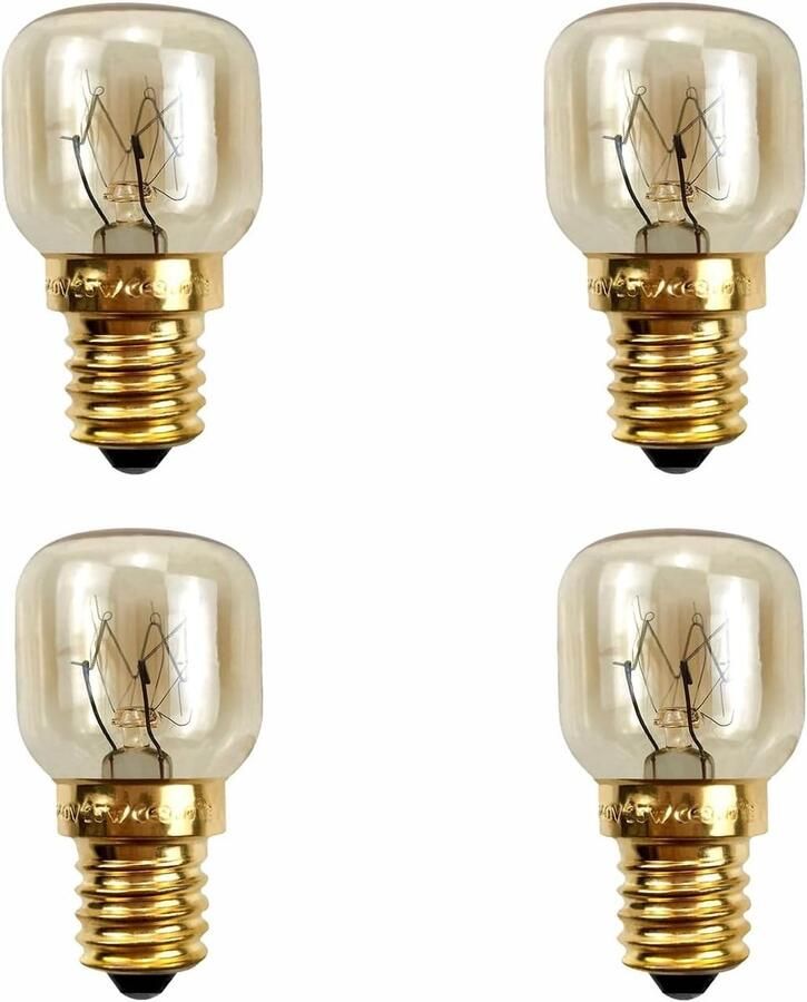 Ovenlamp E14 25W Dimbaar Warm Wit 2700K voor Ovens en Magnetrons tot 300 Graden