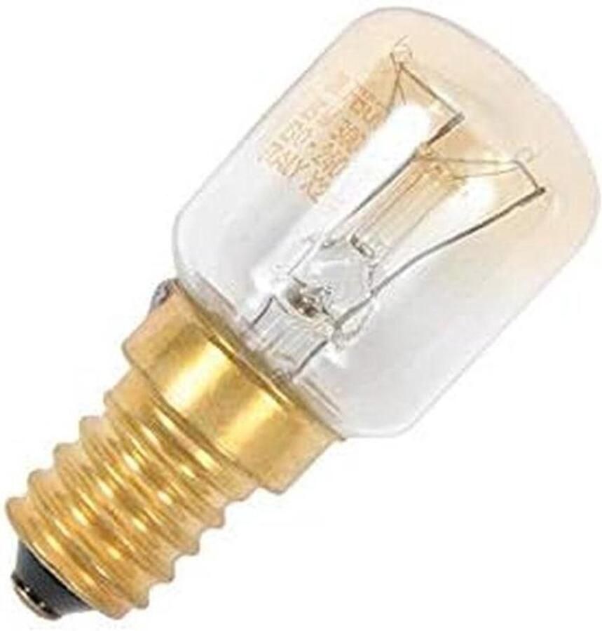 Ovenlamp E14 Lamp voor Oven Koken in Oven Hittebestendig 25 Watt Transparant