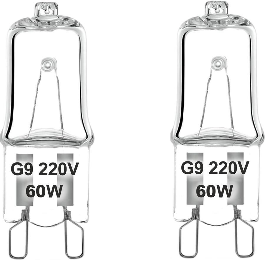 Ovenlamp G9 60 W warmwit 3000 K hittebestendig tot 300 °C perfecte verlichting voor je fornuis ShopVlot