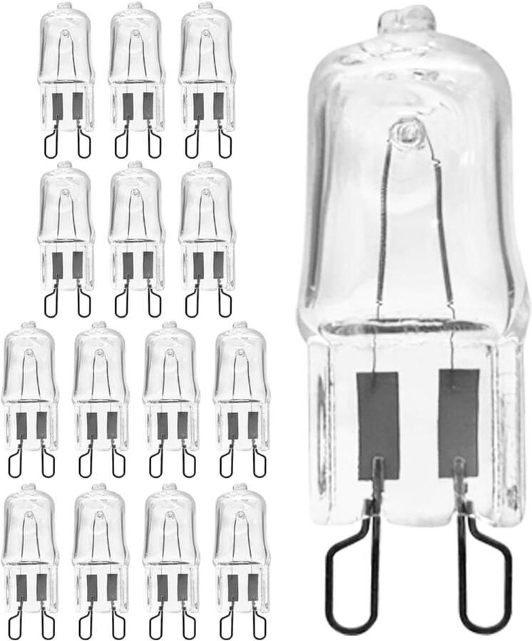 Ovenlamp Halogeenlamp Warm Wit Licht Oven Verlichting Hoge Temperatuur Bestendig 15 stuks Standaard