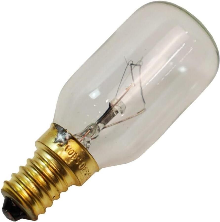 Ovenlamp Lamp voor Oven Verlichten Hittebestendig 300°C 40 Watt E14 Transparant