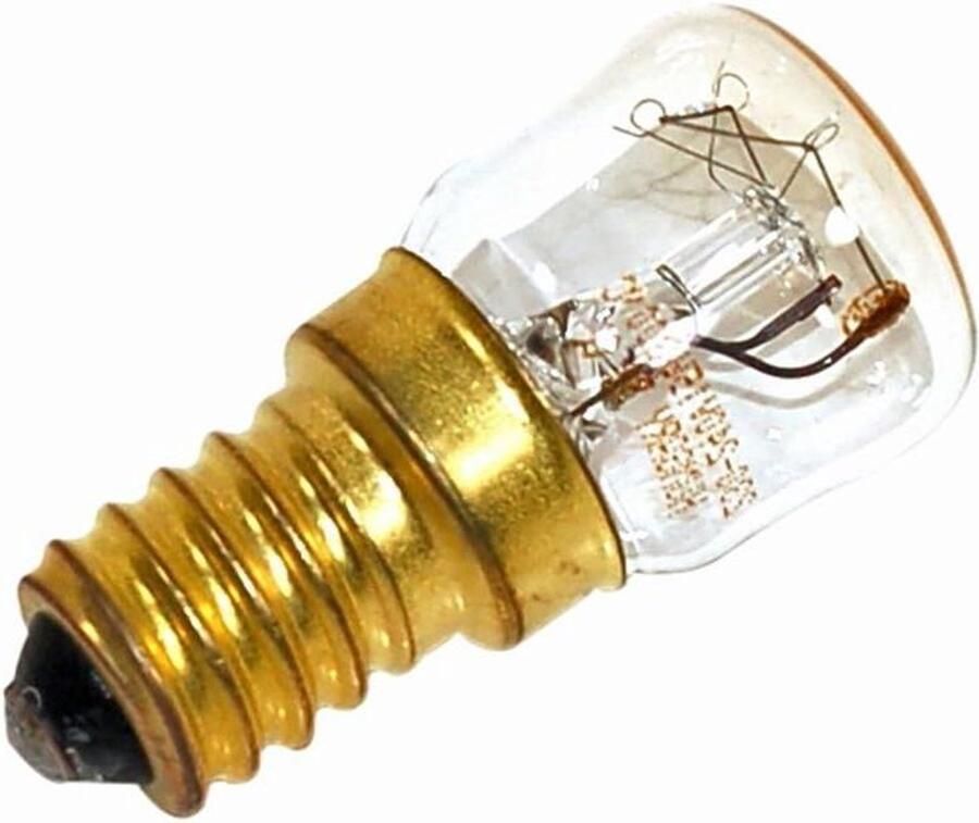 Ovenlamp Reserve gloeilamp Oven Reparatie Hittebestendig tot 300 graden 15 Watt Transparant