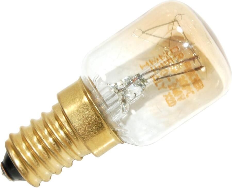 Ovenlamp Reserve gloeilamp Oven reparatie Origineel onderdeel 1x1x1 cm Transparant