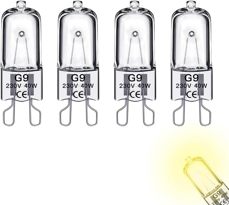 Ovenlamp Warmwit 40 W Dimbare Halogeenlamp tot 500 °C Voor Ovens en Magnetrons