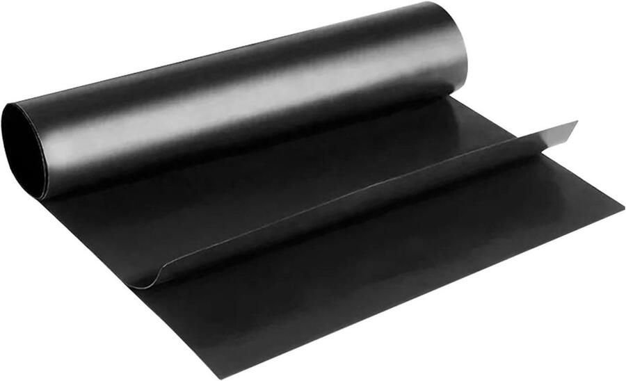 Ovenmat Bakplaat beschermer Gemakkelijk schoonmaken Anti-aanbaklaag 2 stuks 33x40cm Zwart