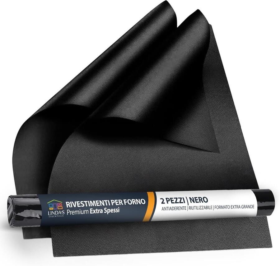 Ovenmatten Keukenaccessoires Oven Schoonhouden Hoge Temperatuur Bestendig 32 x 50 cm Zwart