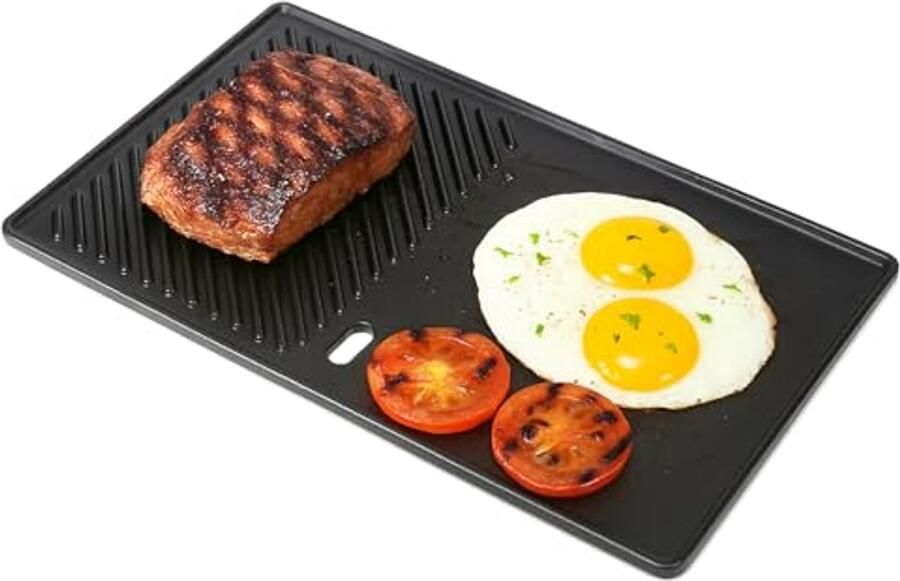 Ovenomeletplaat voor Grill Gasgrill Gietijzeren Omeletplaat voor Ei en Kip