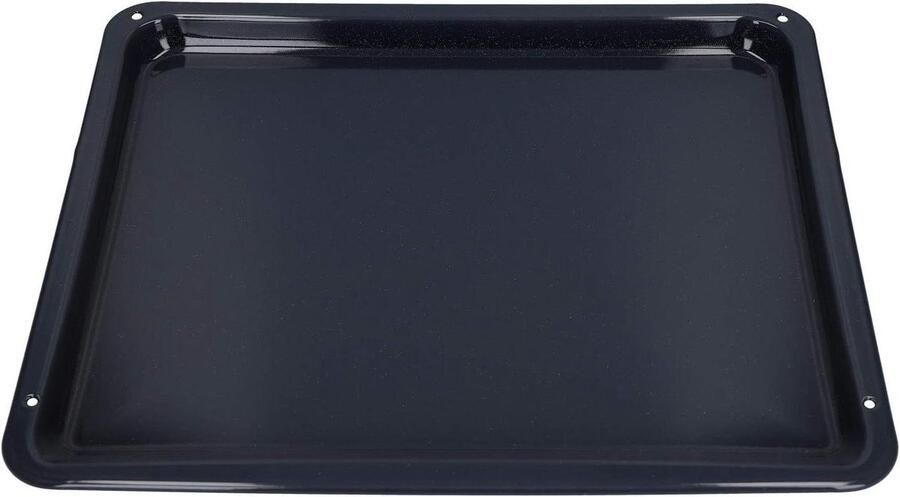 Ovenplaat Bakplaat Bakken in oven Geëmailleerd metaal 425x360x23mm Zwart
