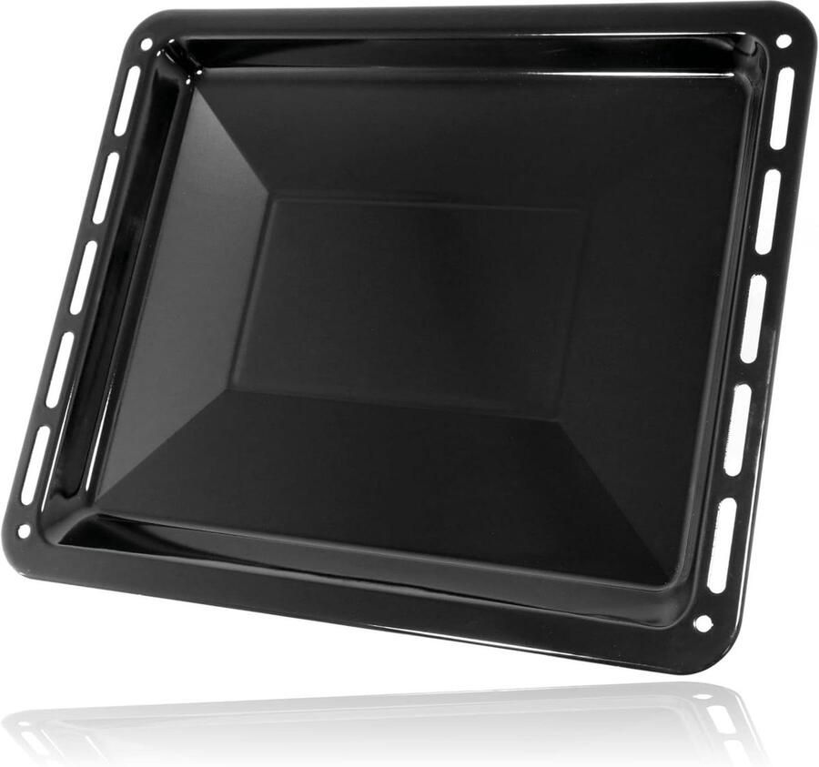 Ovenplaat Bakplaat Oven Gebruik Geëmailleerd Staal 45.5 x 37 cm Zwart
