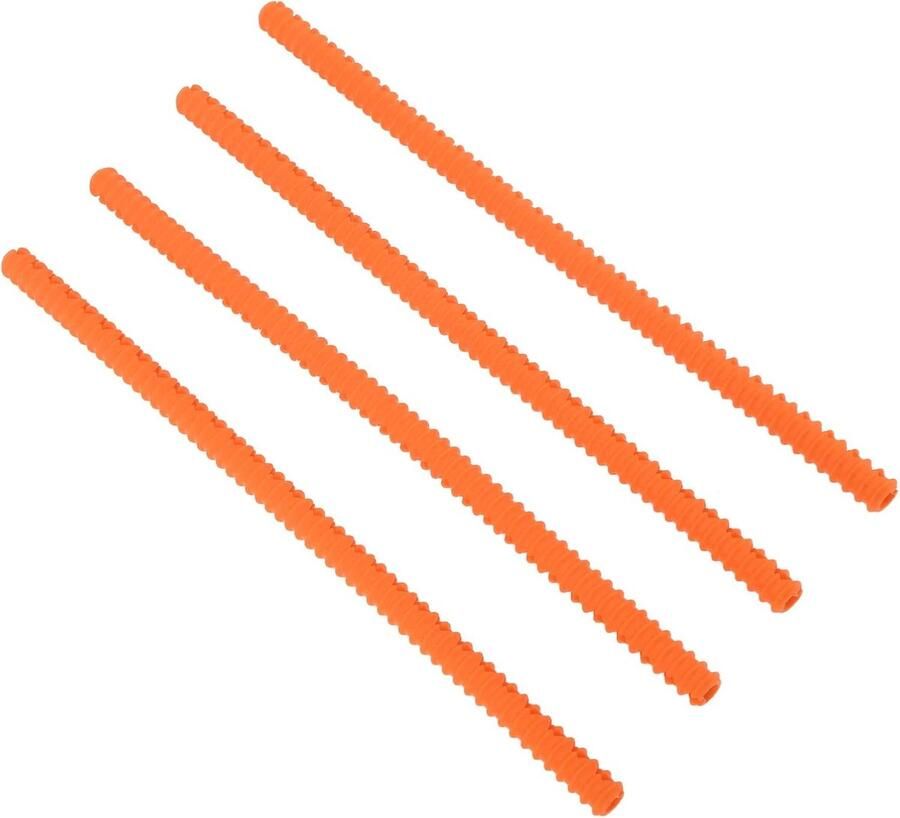 Ovenrek Beschermers Hittebestendige Strips Veilig Koken Voedselveilig Siliconen 4 Stuks 36cm Oranje