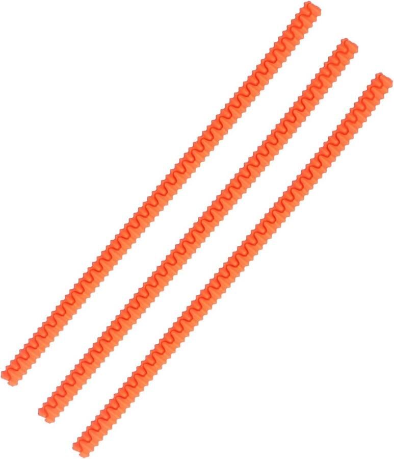 Ovenrek Beschermers Siliconen Oven Rand Oven Schoonhouden Hittebestendig Materiaal 36 cm Lengte Oranje