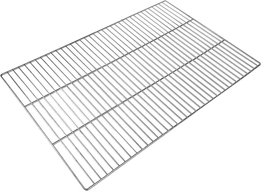 Ovenrek Grillrooster Bakrooster Staal Bakken Braden Grillen Roestbestendig Verzinkt Staal 60 x 40 cm Zilver