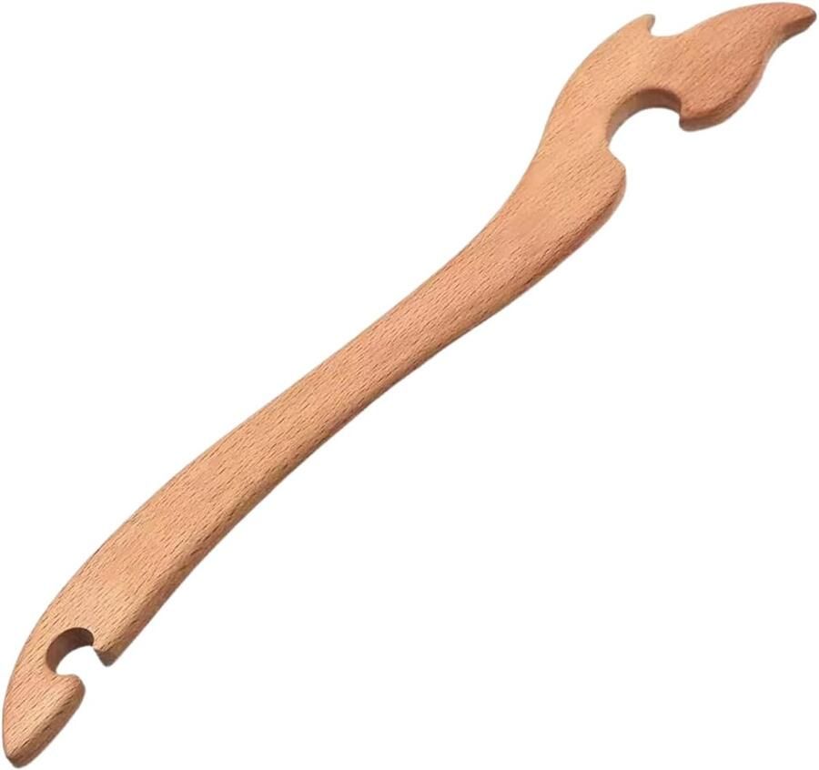 Ovenrek trekker Hittebestendig gereedschap Veilig koken Contactloos ontwerp 26 cm lengte Houtkleur