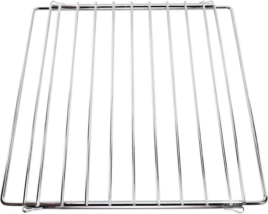 Ovenrek Verstelbaar rek Oven uitbreiden Uitschuifbaar ontwerp 26-40cm breed Zilver