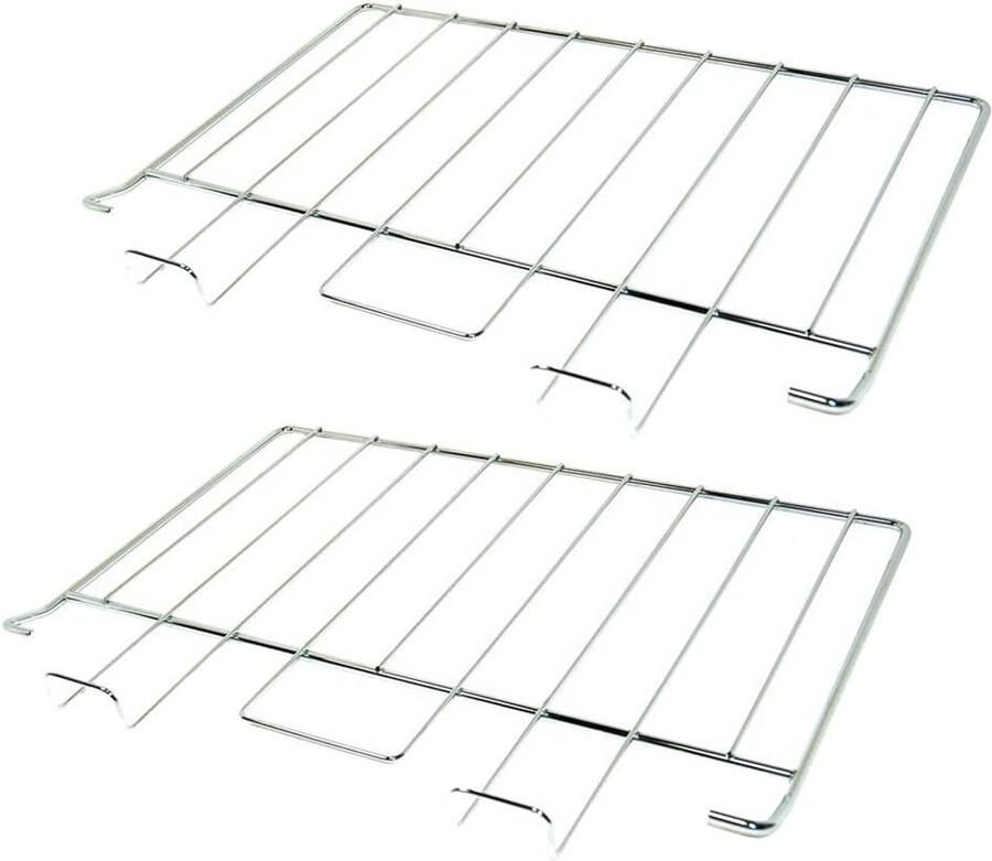 Ovenrooster Bakplaat Ovenonderdeel Set van twee 448 x 334 mm