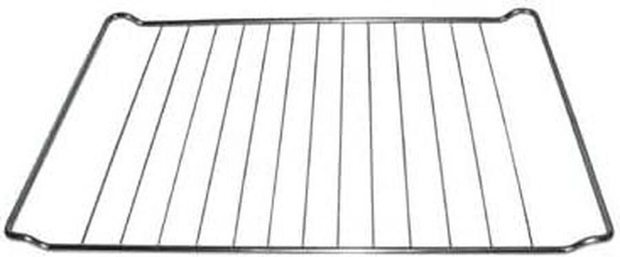 Ovenrooster Bakplaat rooster Oven Gerechten Precisie Pasvorm 413x300mm Zilver