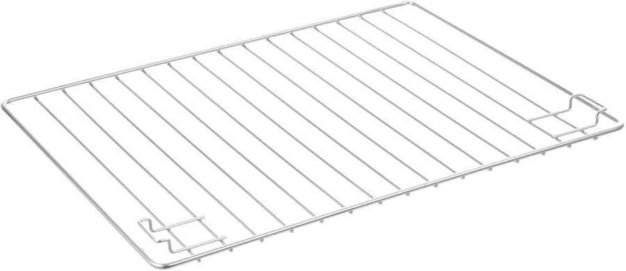 Ovenrooster Bakrooster Grillrooster Bakken en Grillen Roestvrij Staal 43x34cm Zilverkleurig