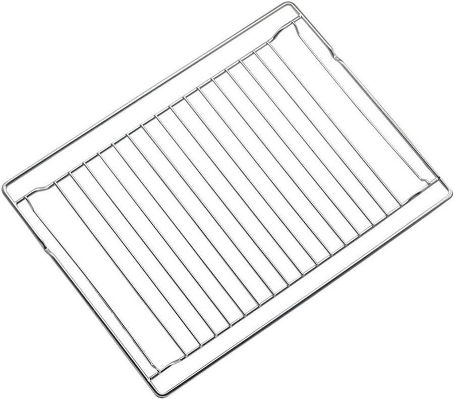 Ovenrooster Grillrooster Bakken en Grillen Versterkte Constructie 448 x 337 cm Zilver - Foto 1