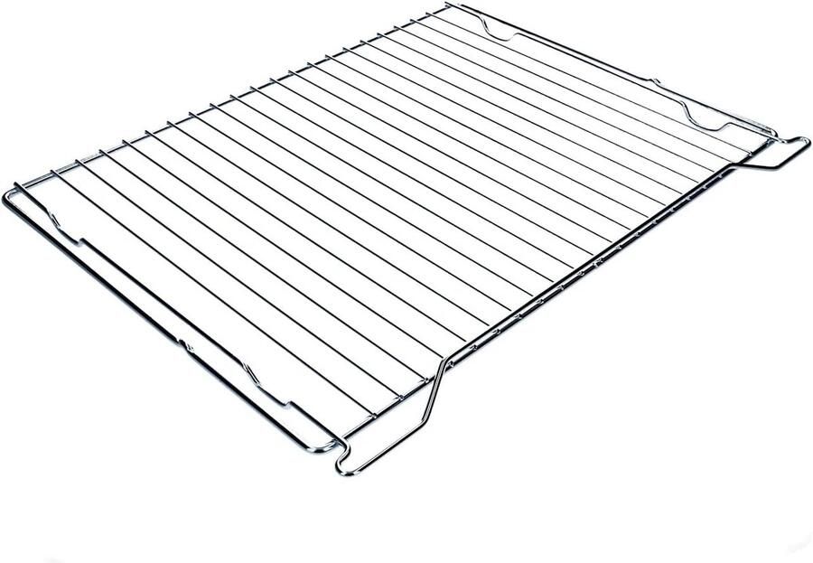 Ovenrooster Grillrooster Bakplaat Oven Gebruik Verchroomd Metaal 46x36cm Zilver