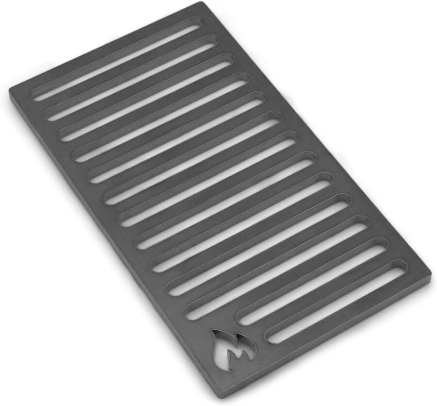 Ovenrooster Grillrooster Bakplaat Oven Gebruiken Massief Plaatstaal 28 x 16 cm Onbehandeld