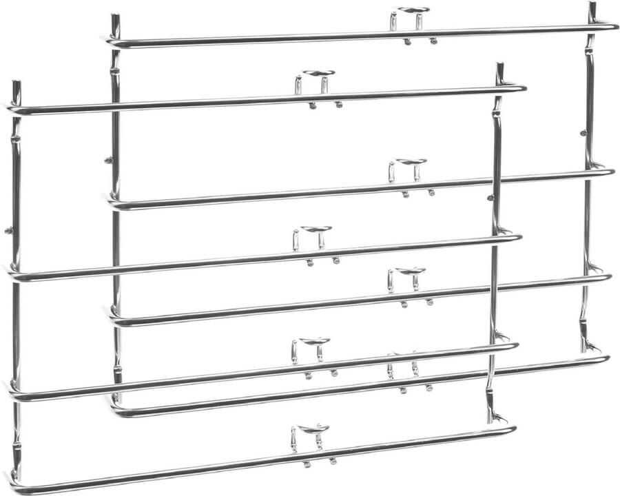 Ovenrooster Steunen Zijsteunen Oven Reparatie Set Links & Rechts Standaard Maat Metaal