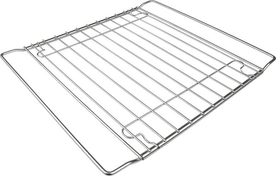 Ovenrooster uittrekbaar (37-57 x 32 5 cm) SPECIAL CookING verstelbaar ovenrooster voor oven en koelkast handmatig verstelbaar rooster (kleur: zilver) hoeveelheid: 1 stuk