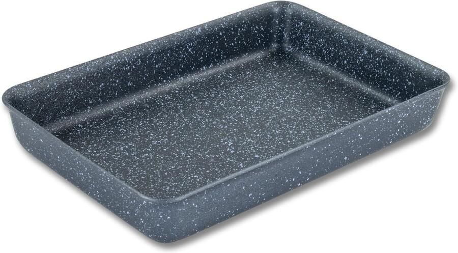 Ovenschaal Bakplaat Rechthoekige Vorm Koken en Bakken Super Sterke Antiaanbaklaag 30 x 20 cm Grijs