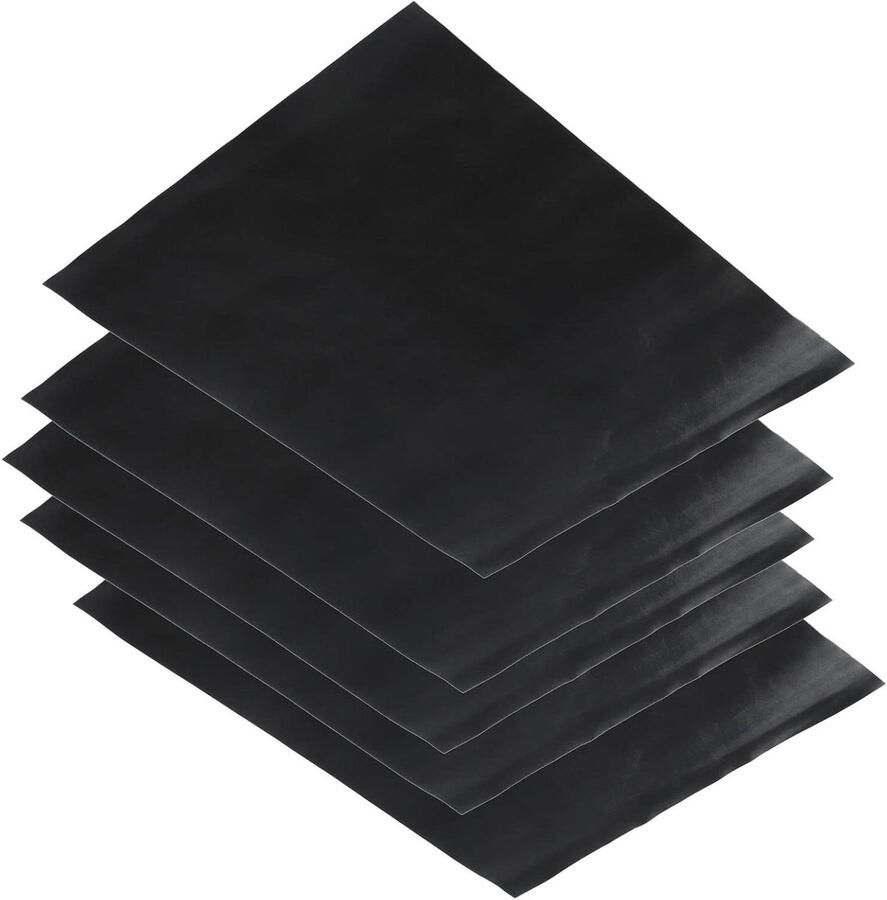 Ovenvoering Ovenmat Bakmat Oven Schoon Houden Antiaanbaklaag Herbruikbaar 50 x 40 cm Zwart