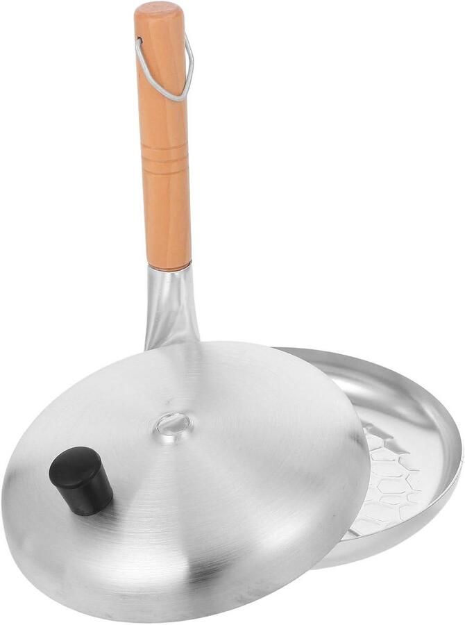 Oyakodon Koekenpan Antiaanbak Pan Ontbijt Bereiden Verticaal Handvat 20 cm Zilver