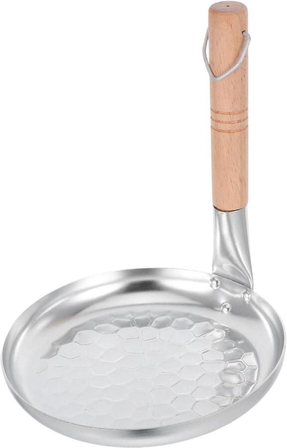 Oyakodon Pan Eierkoekenpan Tamagoyaki Japanse Gerechten Maken Verticale Handgreep Ruimtebesparend 16 cm Zilver