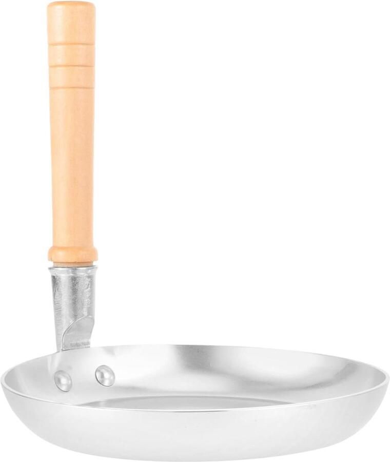 Oyakodon Pan Mini Koekenpan Eieren Ontbijt Bereiden Antiaanbaklaag 18.5 cm Zilver