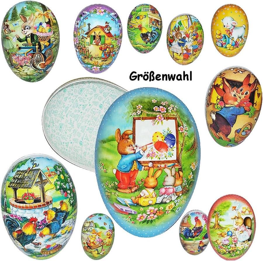 Paasei Vulling Decoratieve Eieren Paasdecoratie Waterafstotende Lak 18 cm Kleurrijk Gemengd
