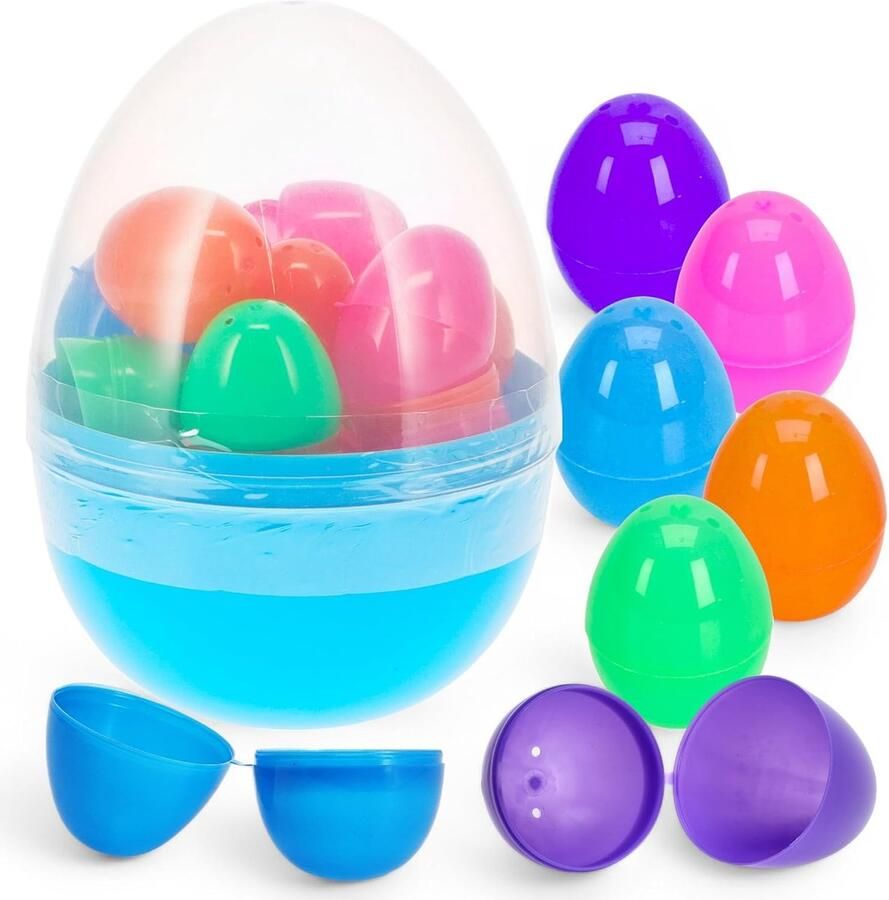 Paaseieren om te vullen Knutsel eieren decoratie Paasfeest decoreren Gemakkelijk herbruikbaar 6 x 4 cm