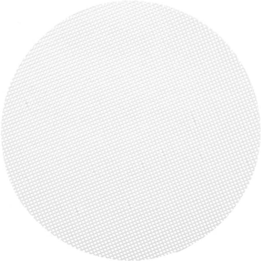 Stoommand Inlegvellen Ronde Matten Koken en Stomen Herbruikbaar Non-stick 5 stuks 22cm Wit