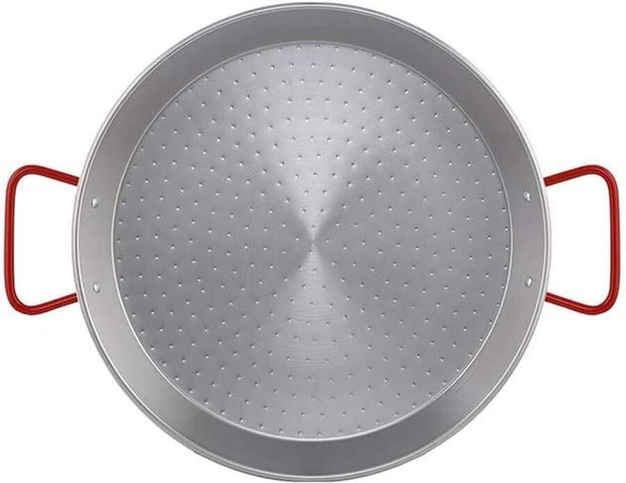 Paella pan Ø 30 cm van gepolijst staal voor perfect gekookte gerechten