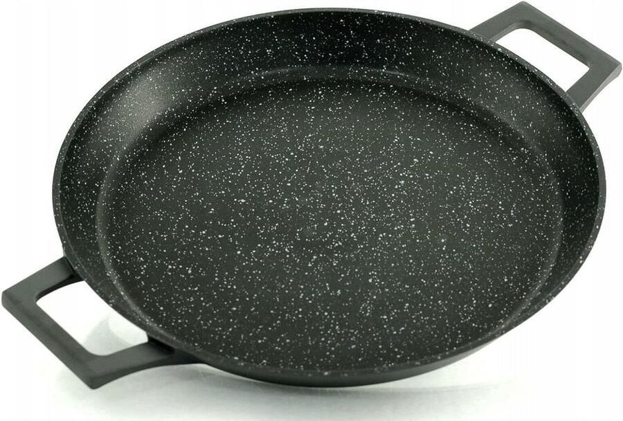 Paella Pan Braadpan Serveerpan One-Pot Maaltijden Antiaanbaklaag 36 cm Groen