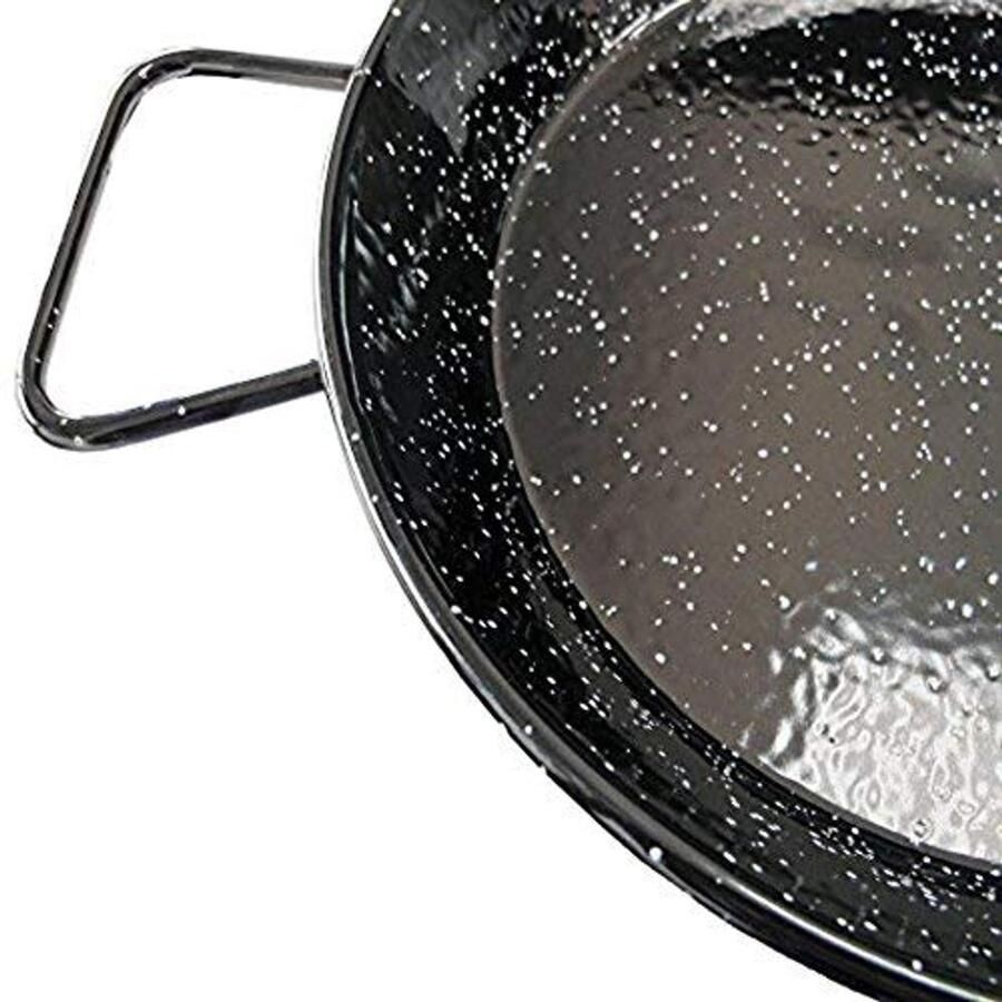 Paella-pan geëmailleerd staal 60 cm – Perfect voor feestelijke gerechten