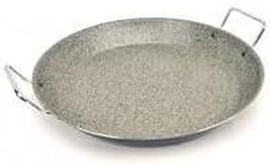 Paella Pan Koekenpan Gerechten Bereiden Anti-aanbaklaag 36 cm Grijs