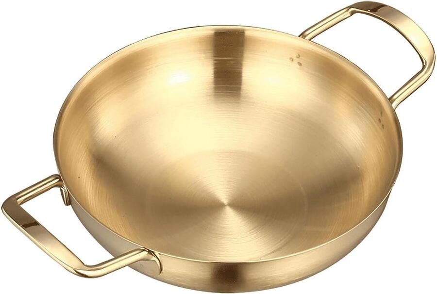 Paella pan Koekenpan Lekker Koken Antiaanbaklaag 22 cm Zilver
