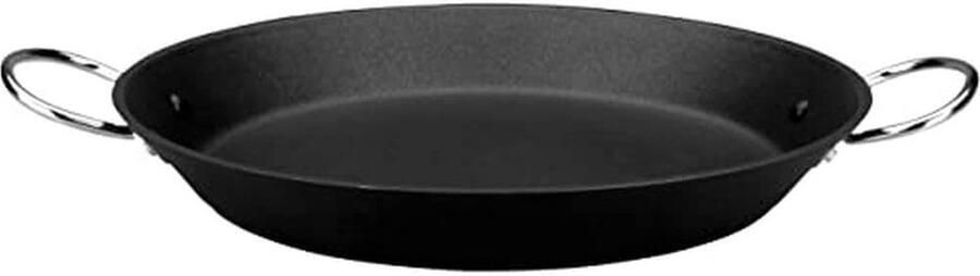 Paella Pan Koekenpan Wok Paella Koken Gemaakt in Spanje 30 cm Metallic
