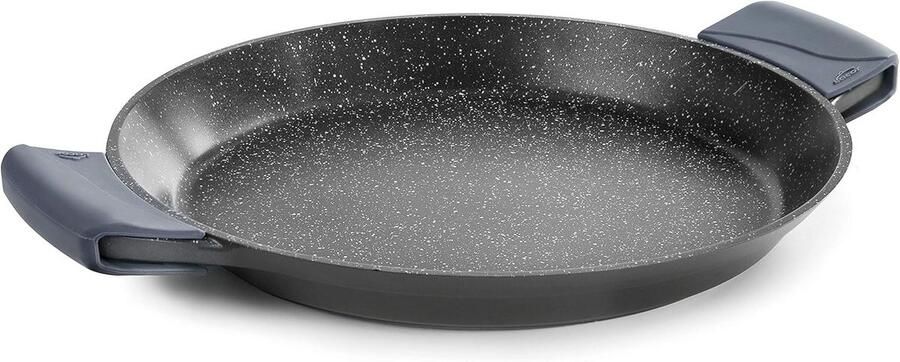 Paella Pan Kookpan Allerhande Lekker Koken Gegoten Aluminium 40 cm Zwart