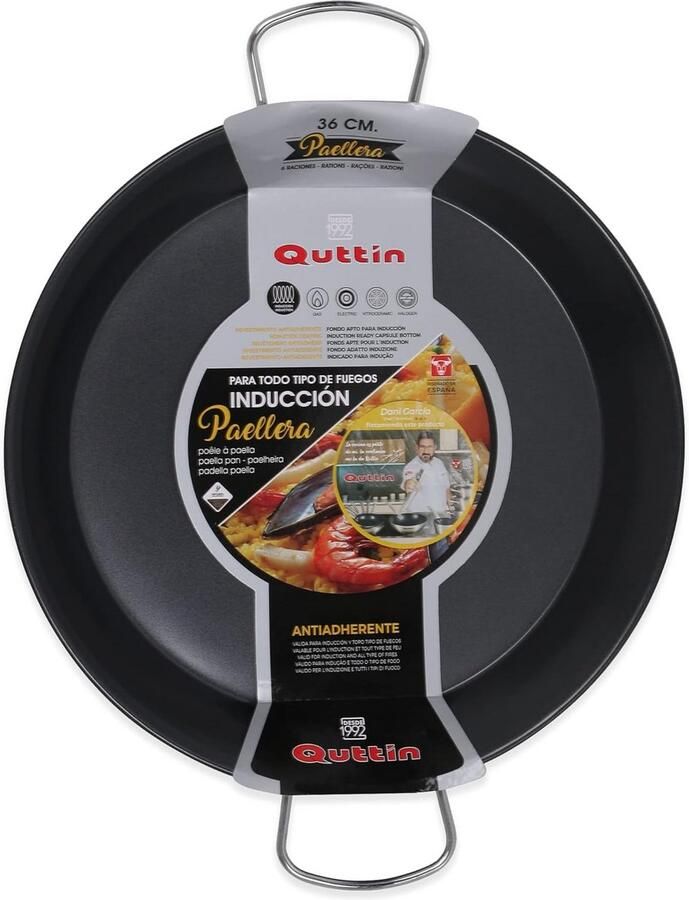 Grote Roestvrijstalen Paella Pan voor Alle Warmtebronnen