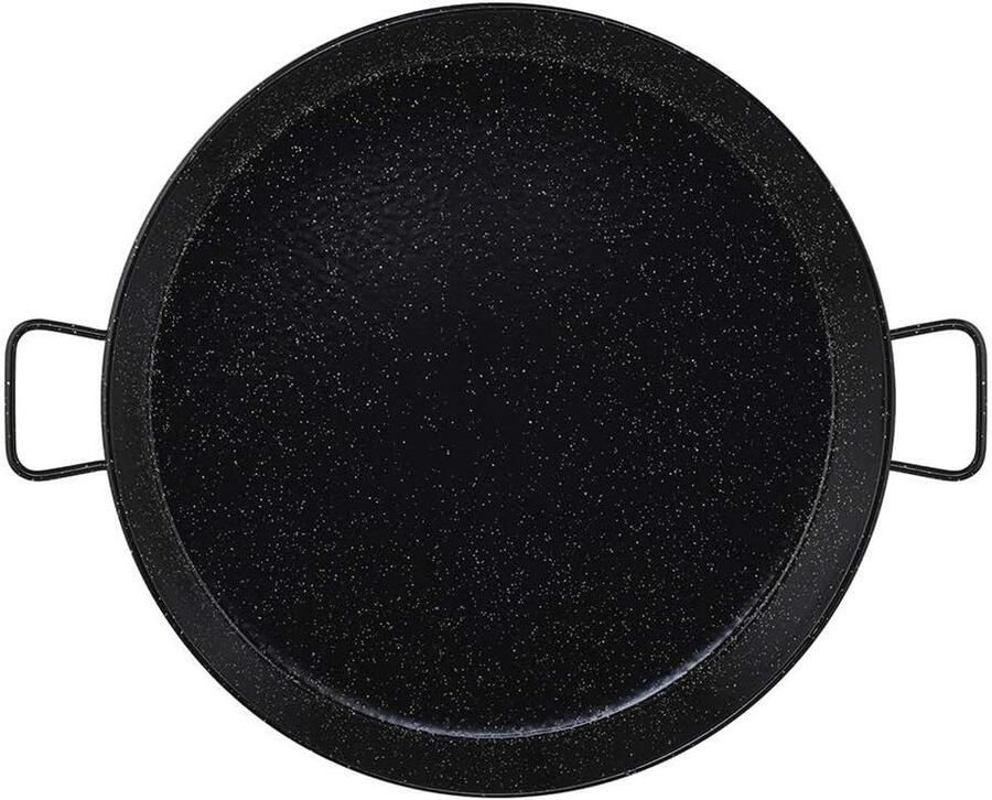 Paella Pan Kookpan Grote Maaltijden Maken Gemaakt in Spanje 70 cm Zwart