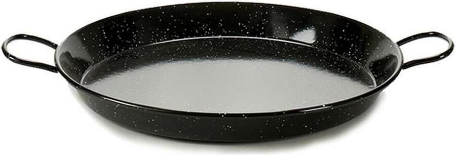 Paella Pan Kookpan Grote Maaltijden Spaans Kookgerei 97 x 97 cm Zwart