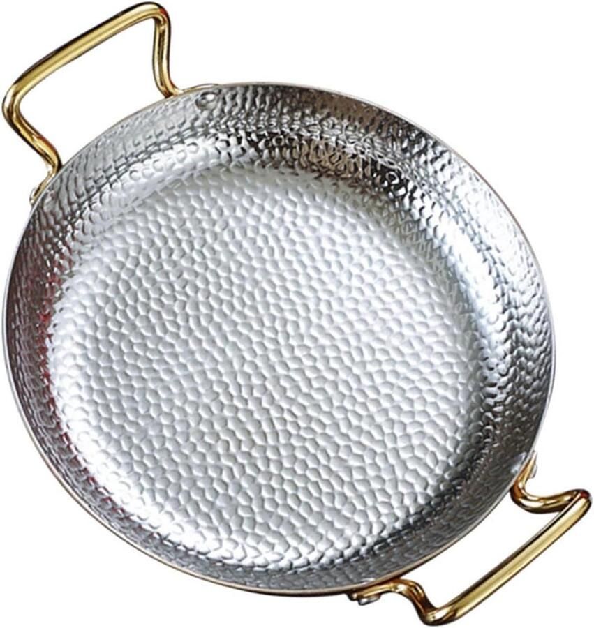 Paella Pan Kookpan Koekenpan Paella Koken Dubbele Oren 24 cm Goud