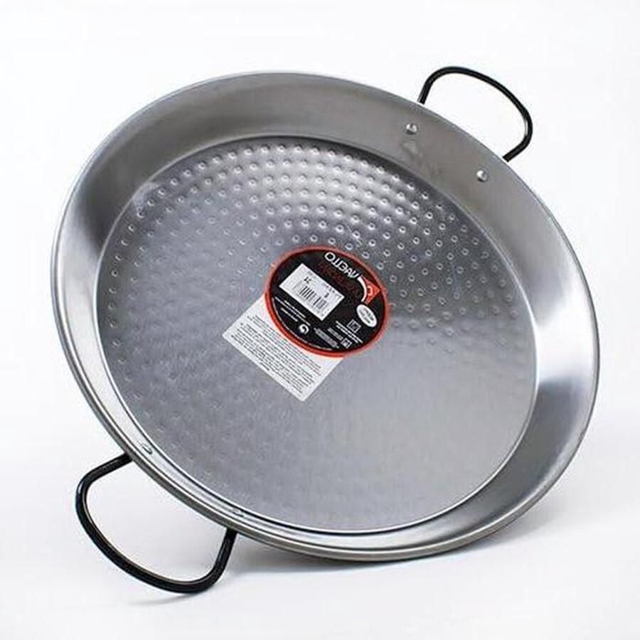 Paella Pan Kookpan Lekkere Maaltijden Maken Gemaakt in Spanje 34 cm Grijs