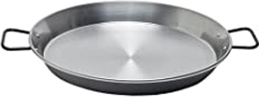 Paella Pan Staal Gepolijst 55 cm Voor 10 Porties