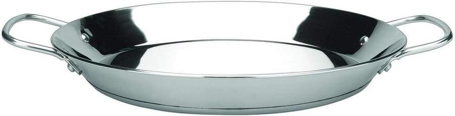 Paellaan Premier 36 cm Roestvrij Stalen Paella Pan voor Inductie met 7 Porties