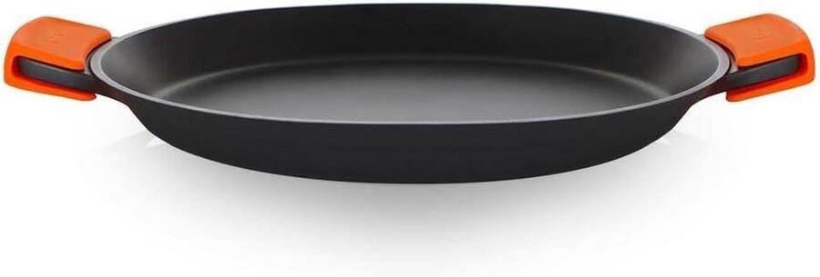 Paellapan Aluminium Koekenpan Braadpan Paella Maken Niet Vervormbaar Gegoten Aluminium 43 Liter Zwart