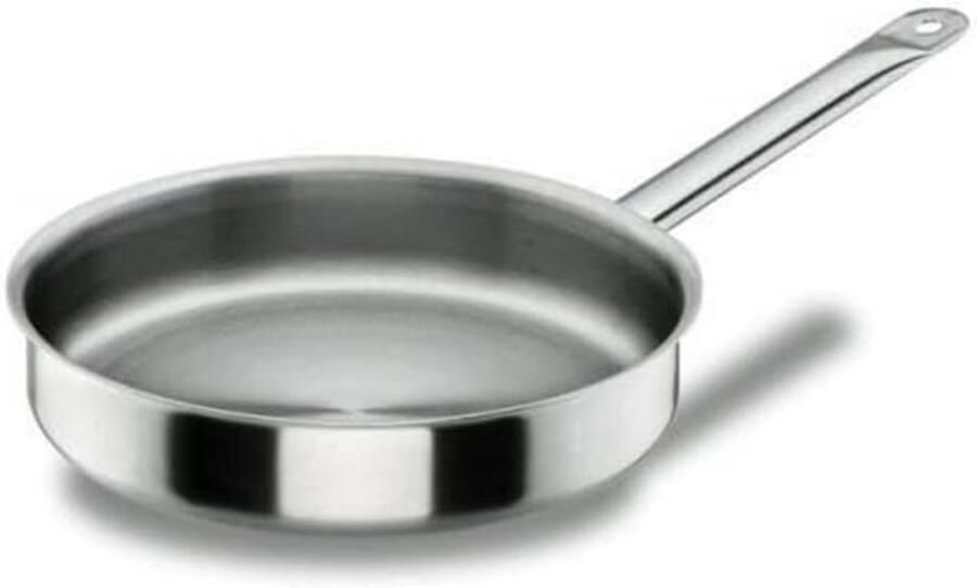 Paellapan Koekenpan Gerechten Bereiden Thermorestische Bodem 28 Centimeter Zilver